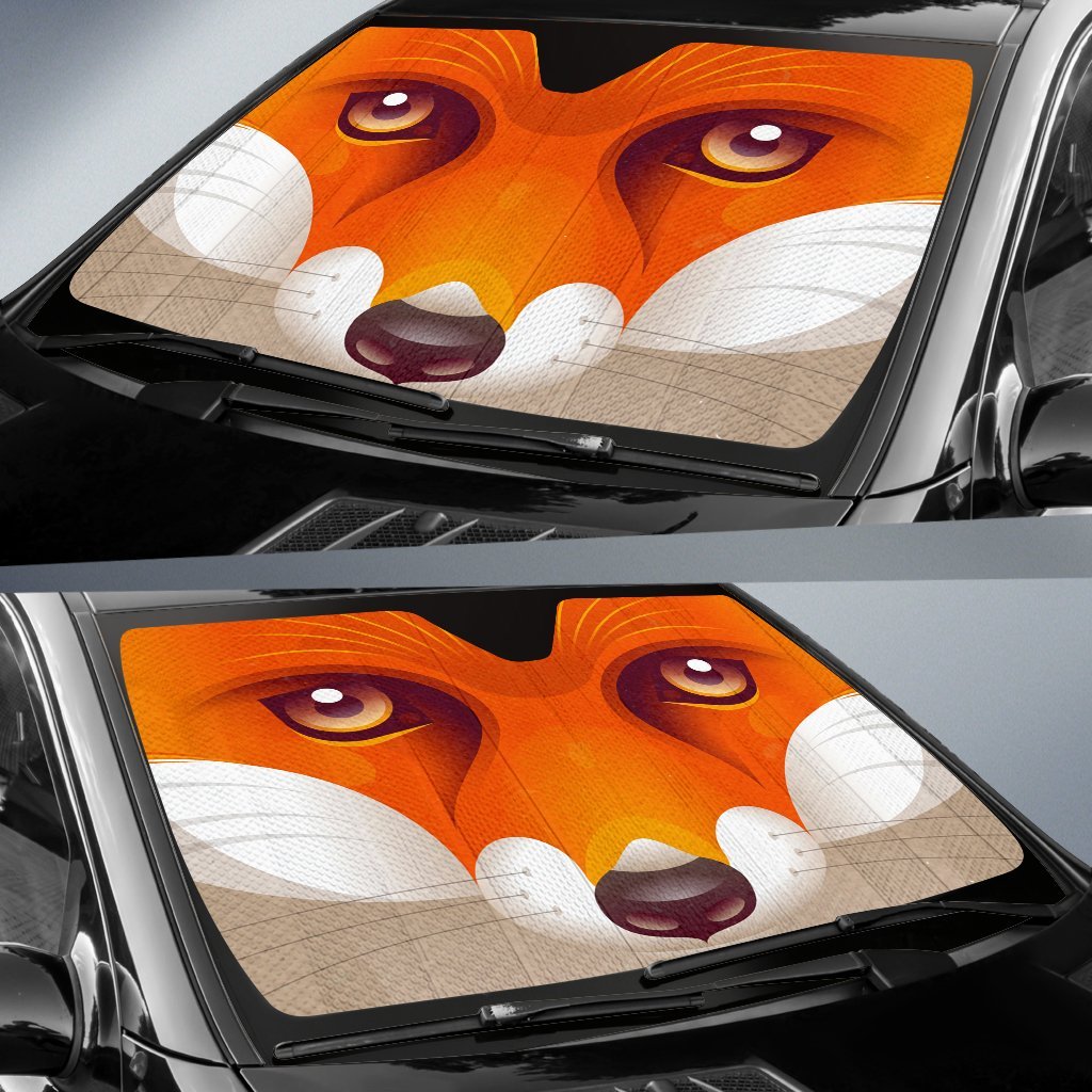 Fox Cute Face Sun Shade