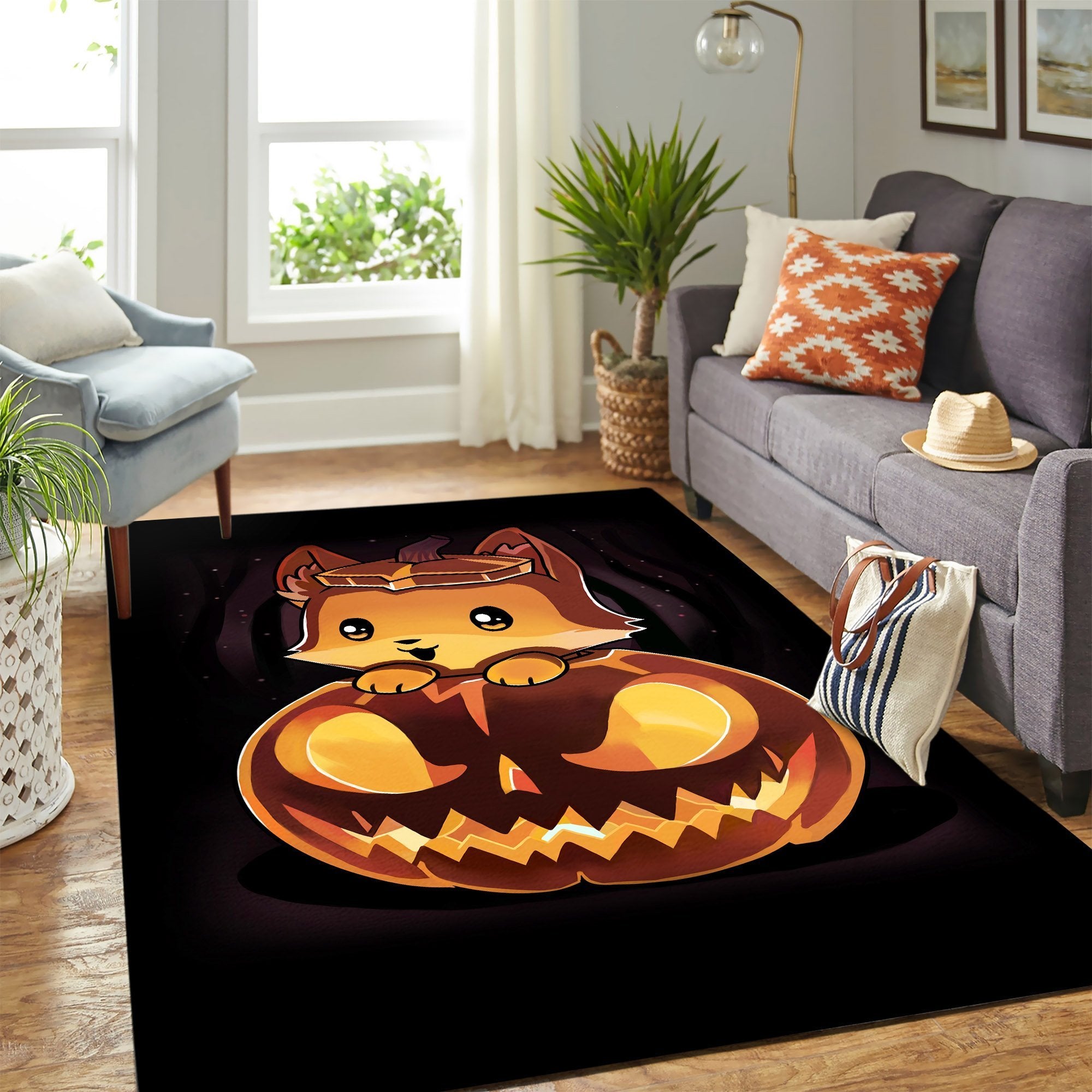 Fox Halloween Carpet