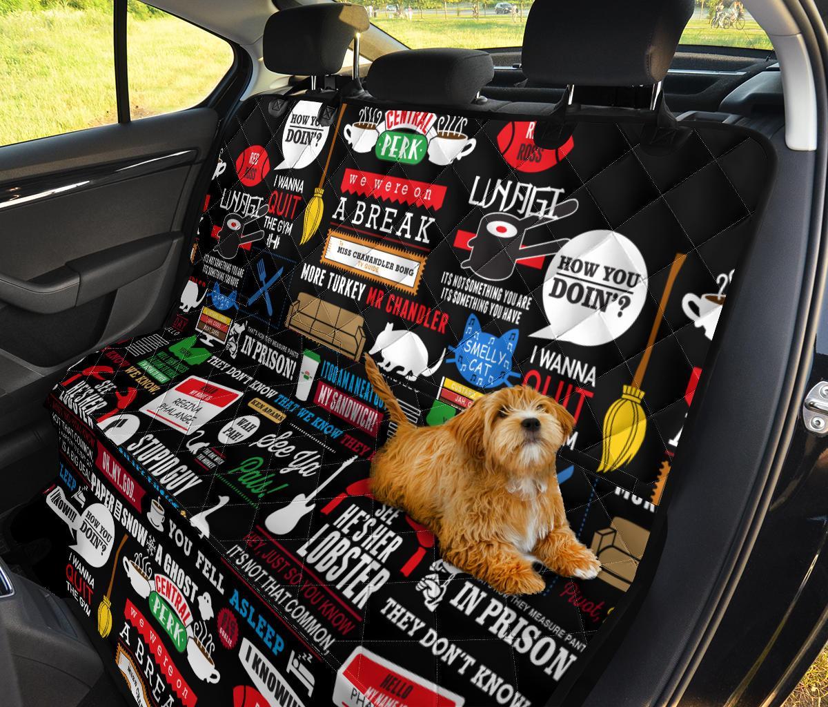 Friends Tv Show Car Dog Back Seat Cover