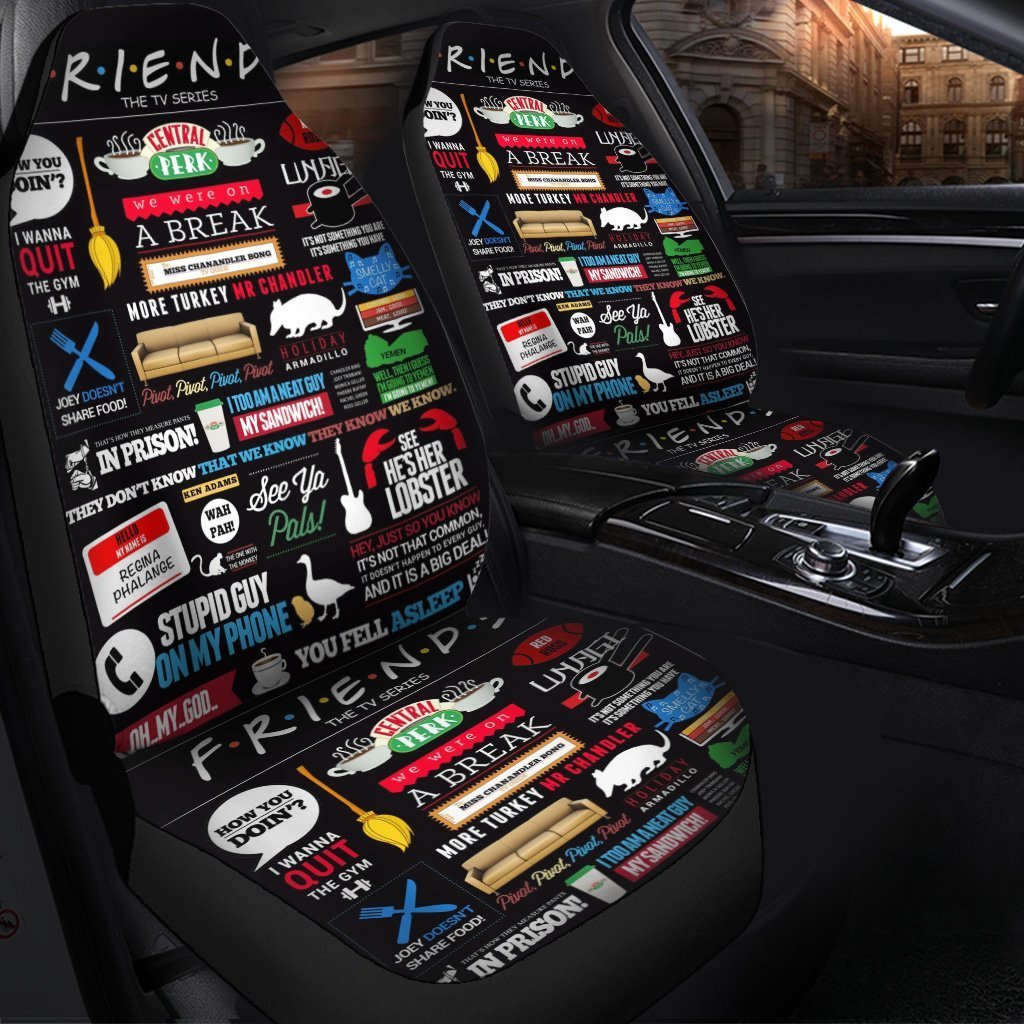 Friends Tv Show Poster Seat Cover
