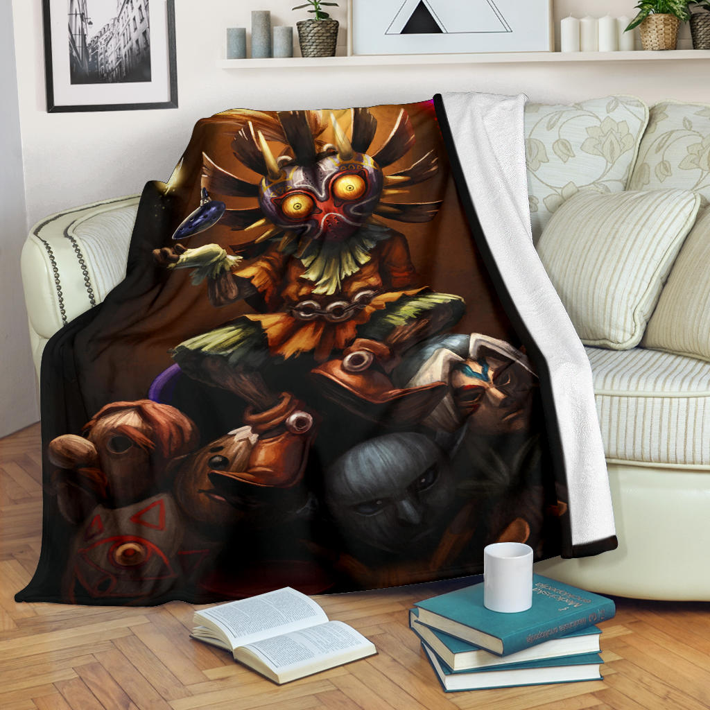 Legend Of Zelda Majoras Mask Premium Blanket 9