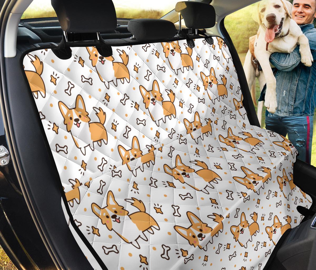 Corgi Cute Car Dog Back Seat Cover