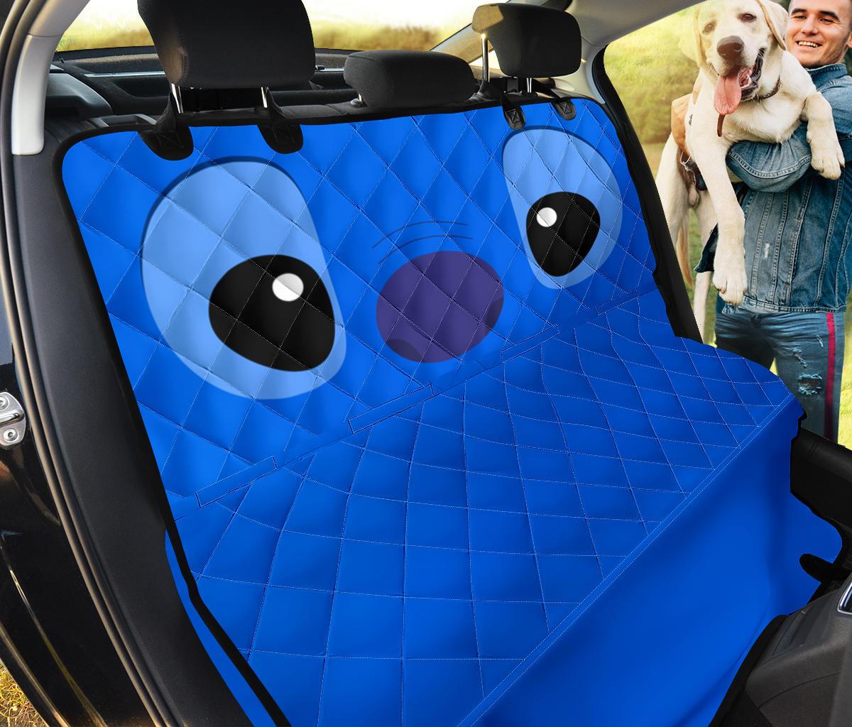 Stitch Face 1 Car Dog Back Seat Cover