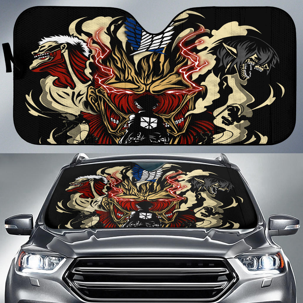 Attack On Titans Auto Sun Shades 1