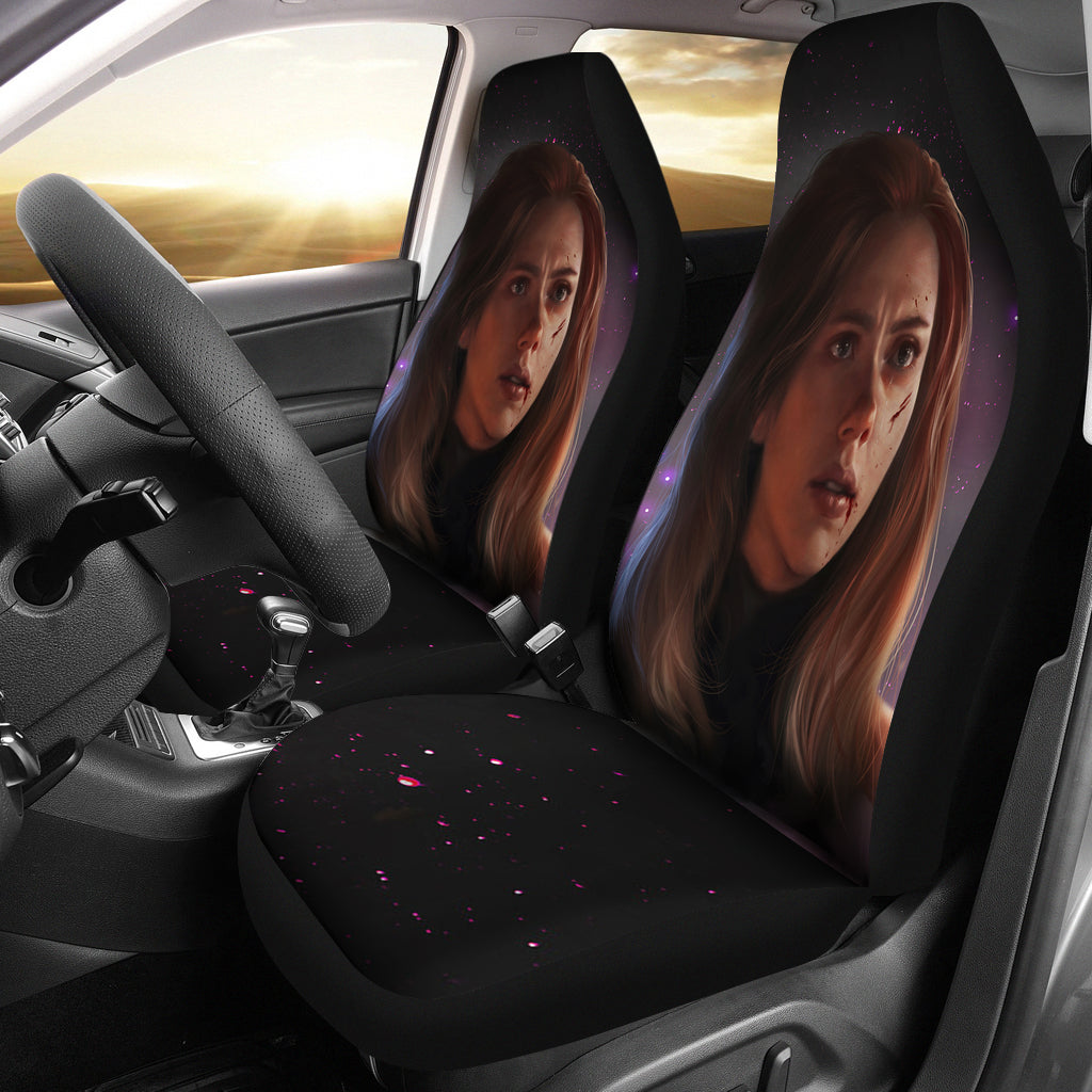 Black Widow Natasha Car Seat Covers Amazing Best Gift Idea