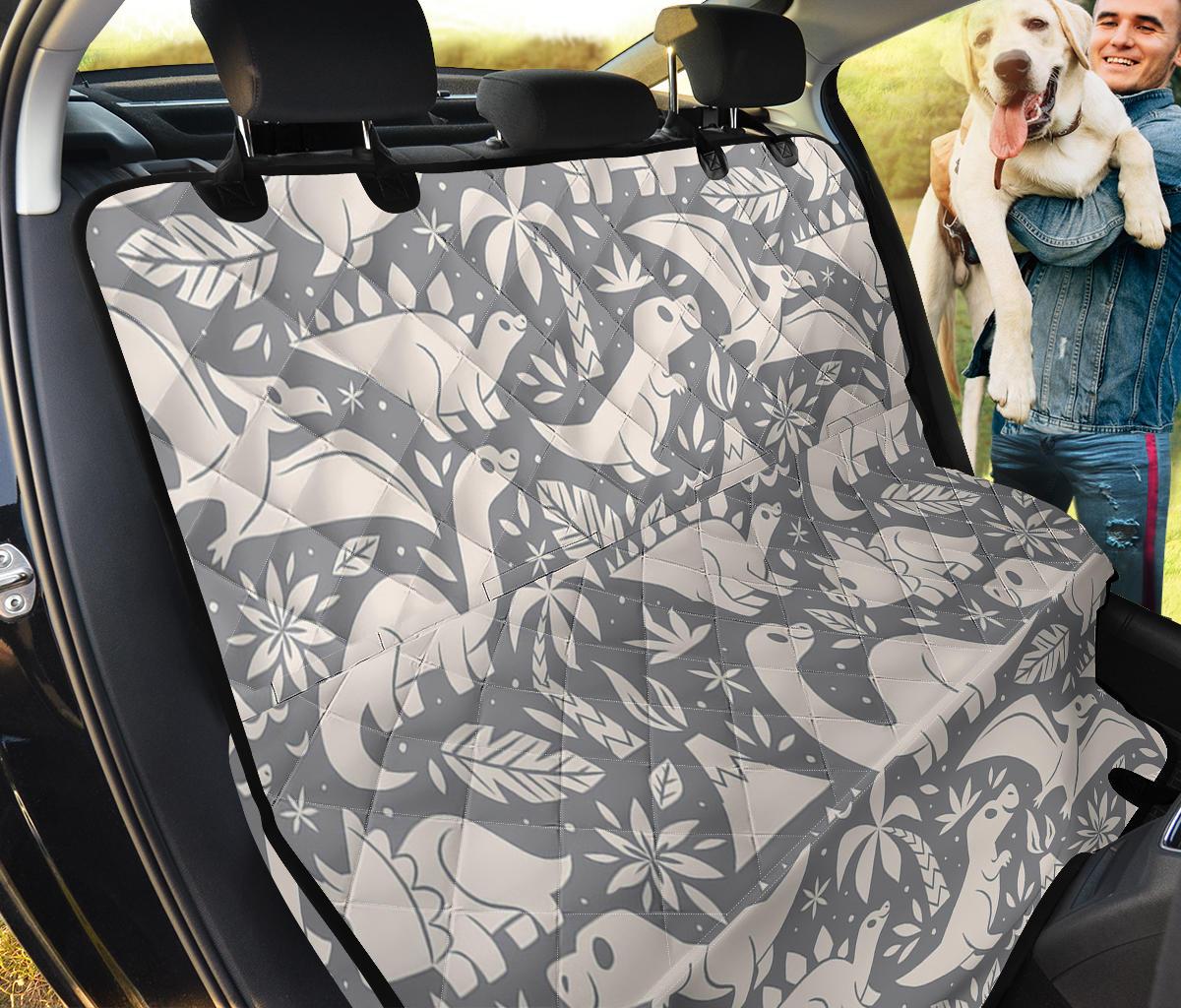 Dinosaur Cute Car Dog Back Seat Cover