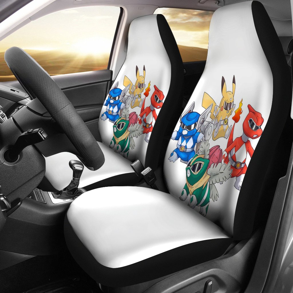 Pokemon Pikachu Power Ranger Car Seat Covers