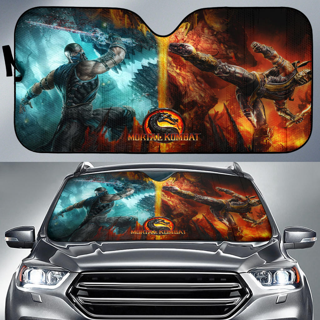 Mortal Kombat Car Sun Shades Amazing Best Gift Ideas 2021