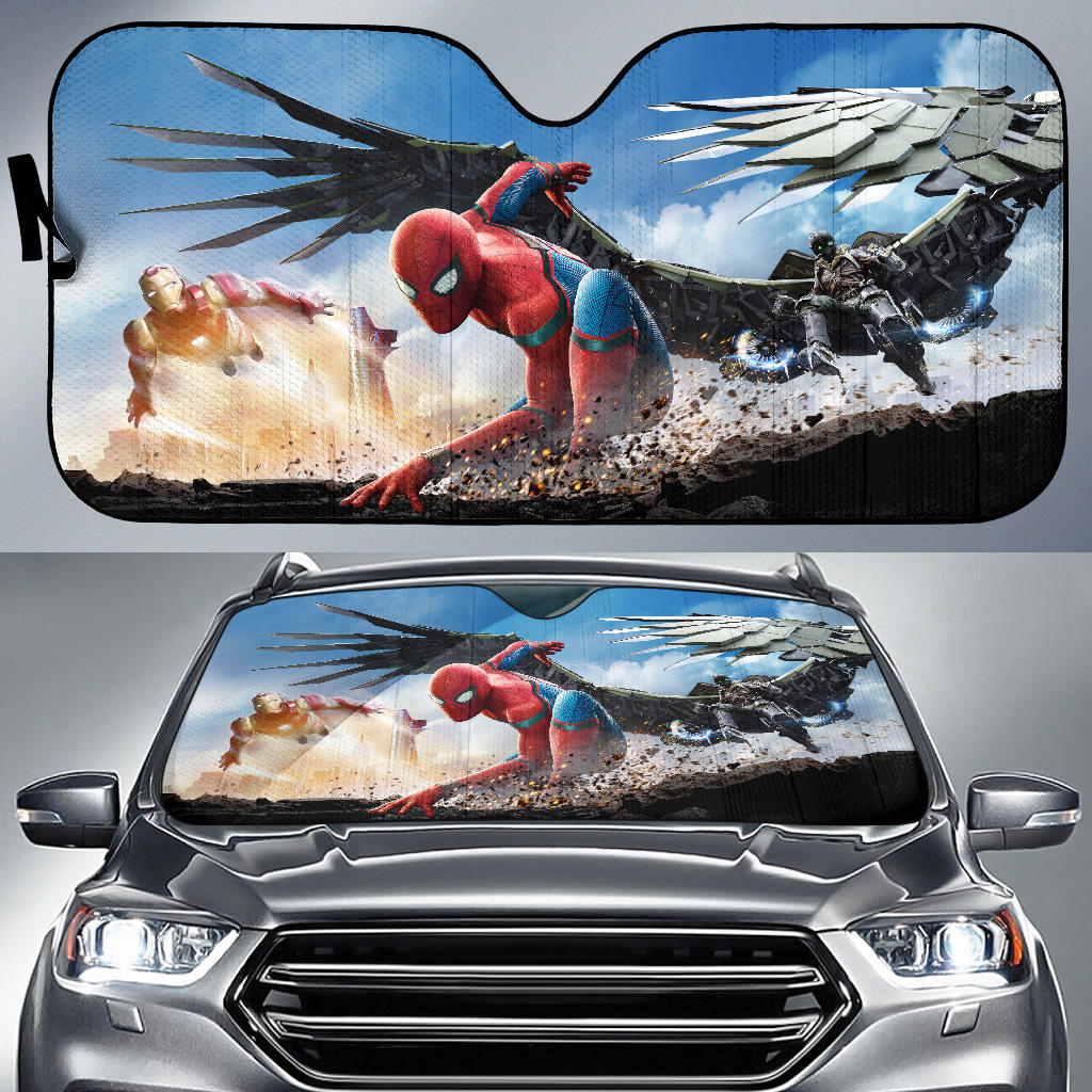 Spiderman Homecoming Car Sun Shades Amazing Best Gift Ideas 2021