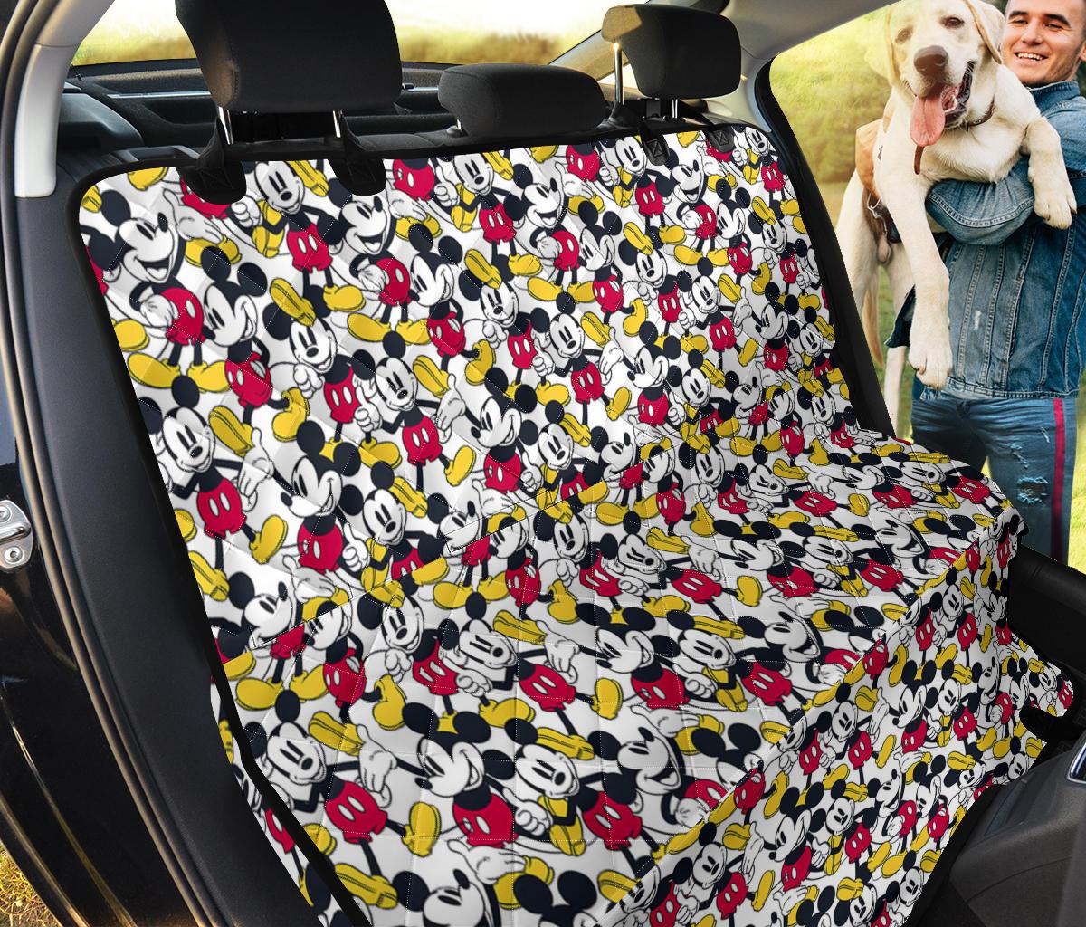 Mice Car Dog Back Seat Cover