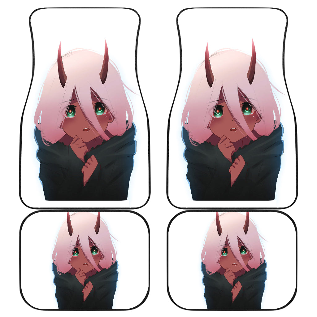 Zero Two Darling In The Franxx Front And Back Car Mats