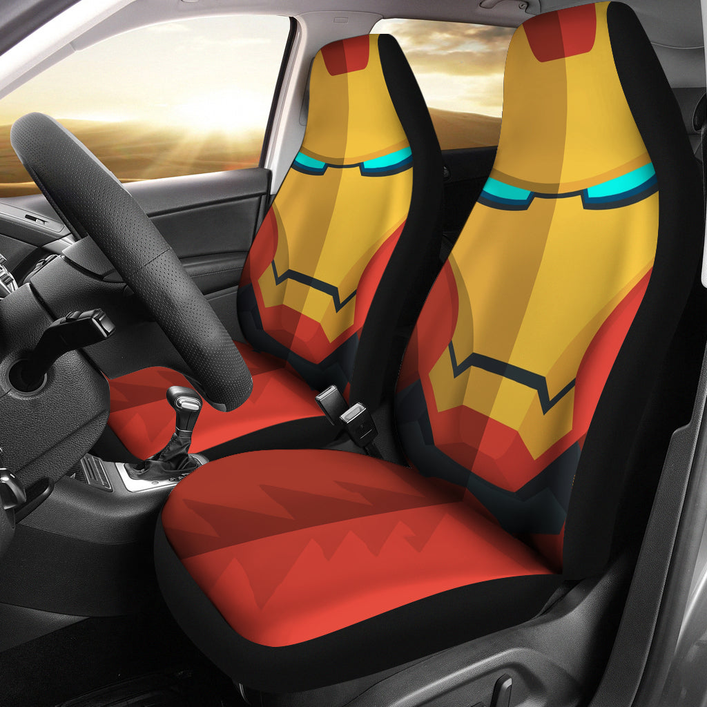 Iron Man Cartoon Seat Cover