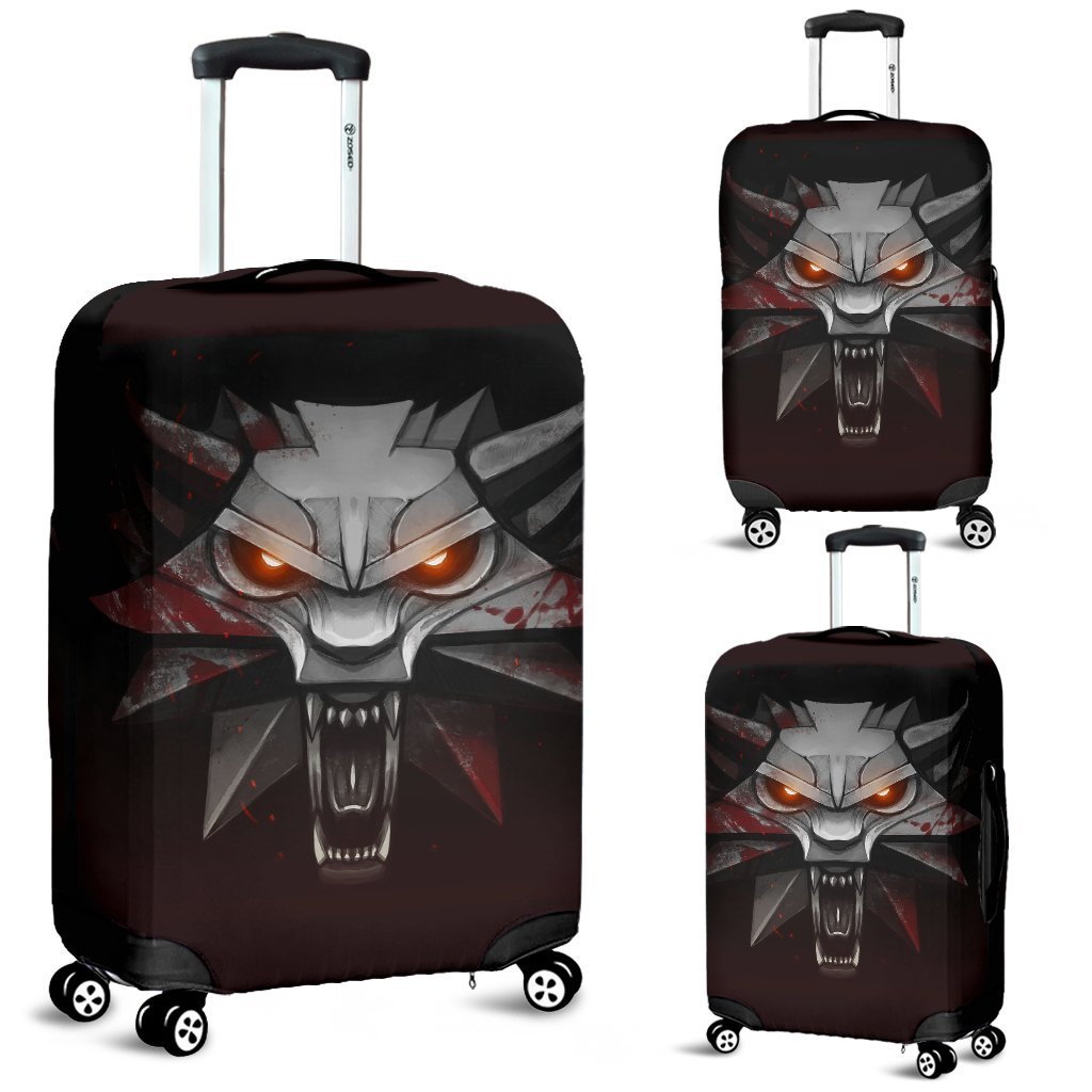 The Witcher Wolf Emblems Premium Luggage Covers