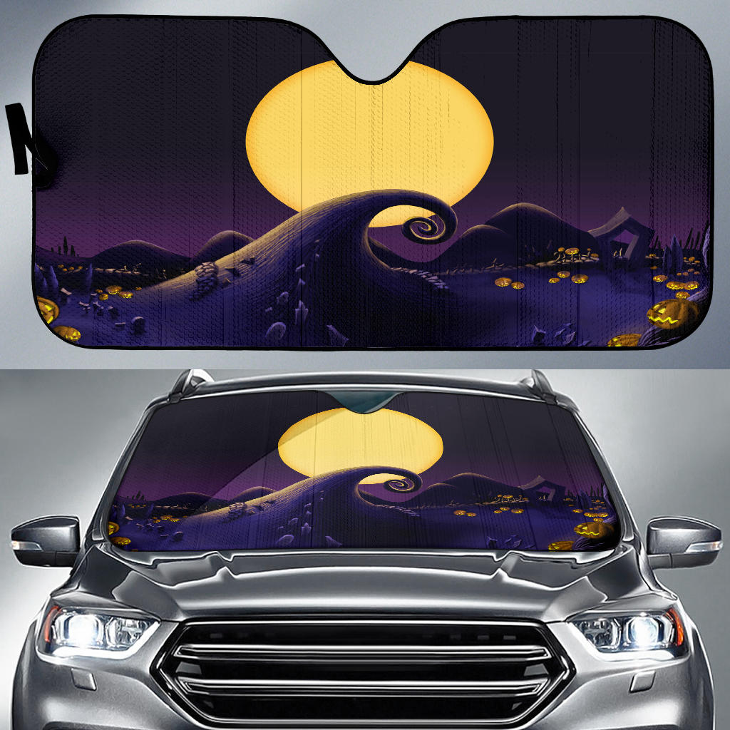 Nightmare Before Christmas Car Sun Shades Amazing Best Gift Ideas 2021