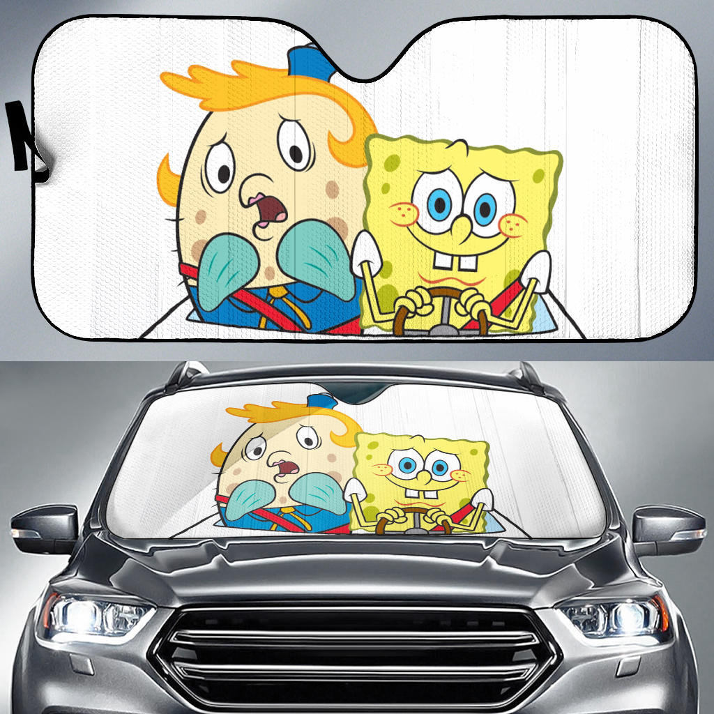 Spongebob Auto Sun Shades Amazing Best Gift Ideas 2022