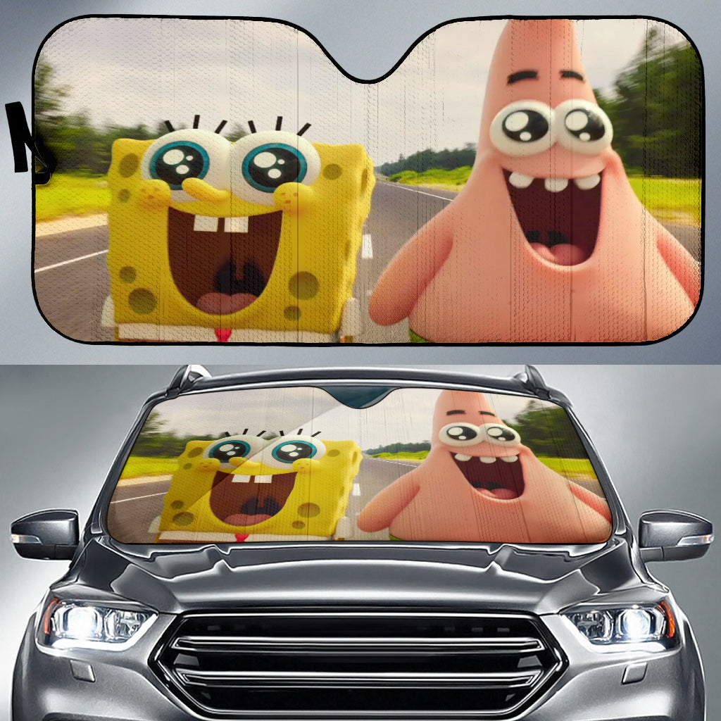 The Spongebob Movie Sponge Out Of Water Sun Shade