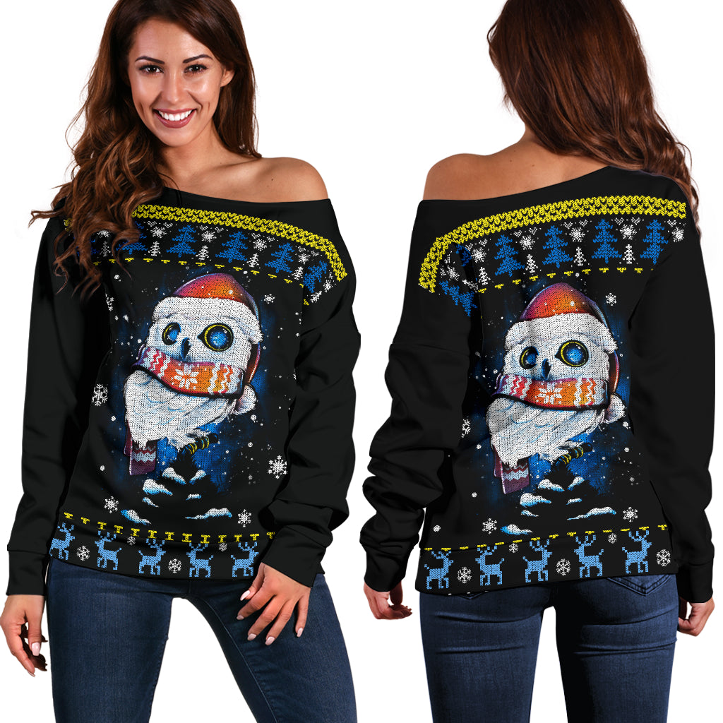 Owl Shoulder Sweater 1