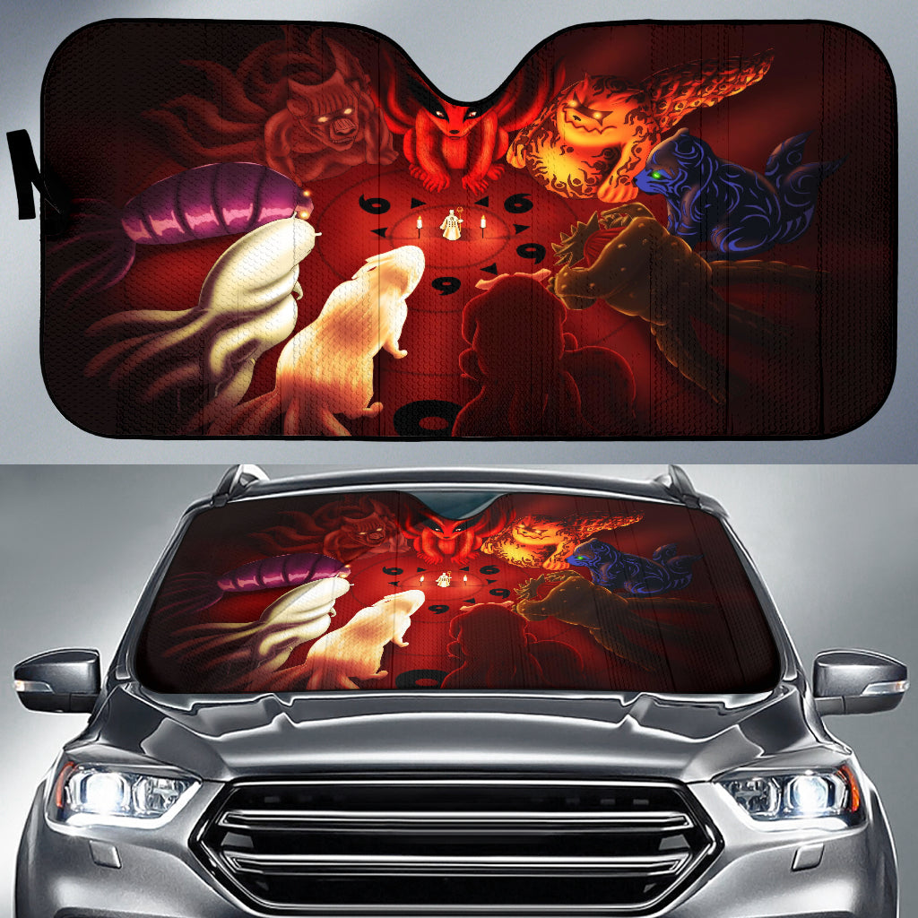 Naruto Beasts Auto Sun Shades