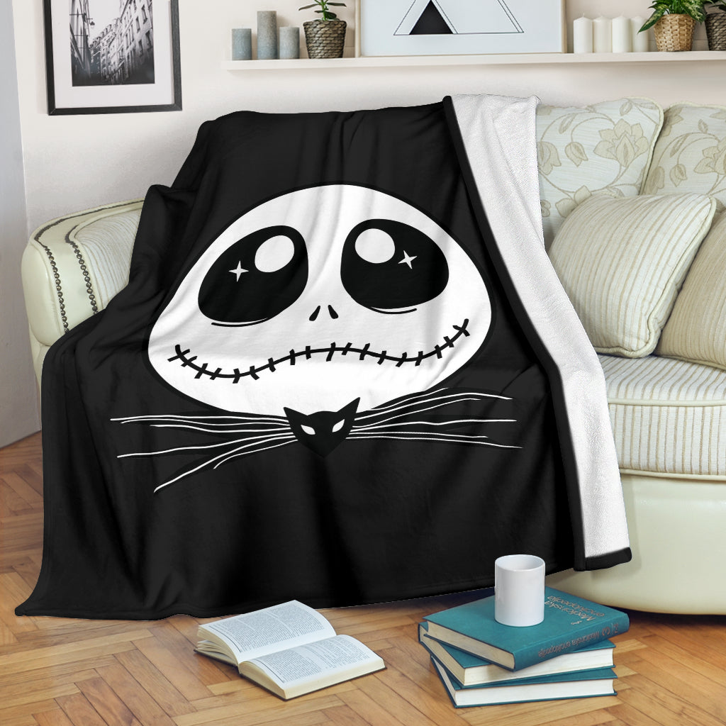 Cute Jack Skellington Premium Blanket 3