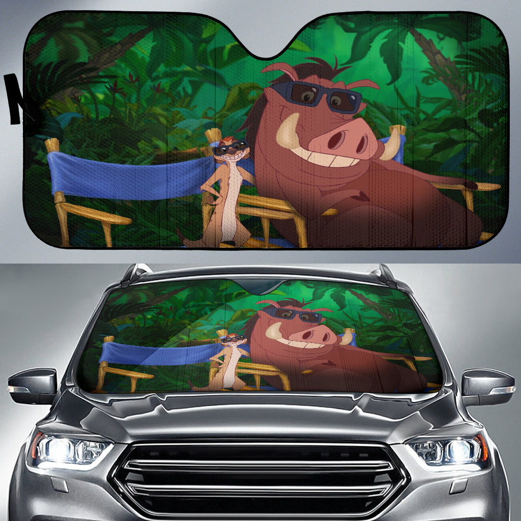 Lion King Timon And Bumba Sun Shade