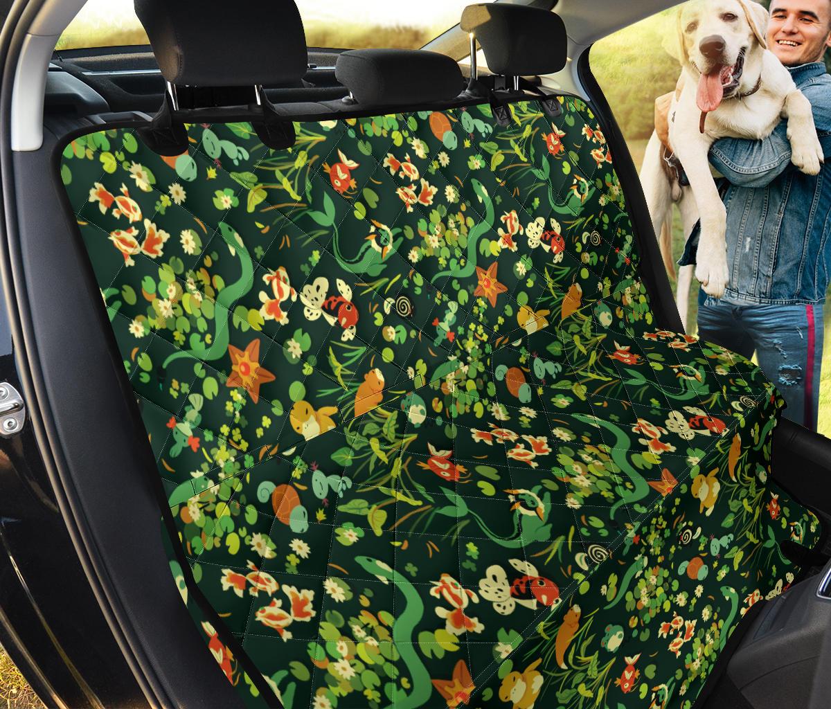 Pokemon Green 1 Car Dog Back Seat Cover