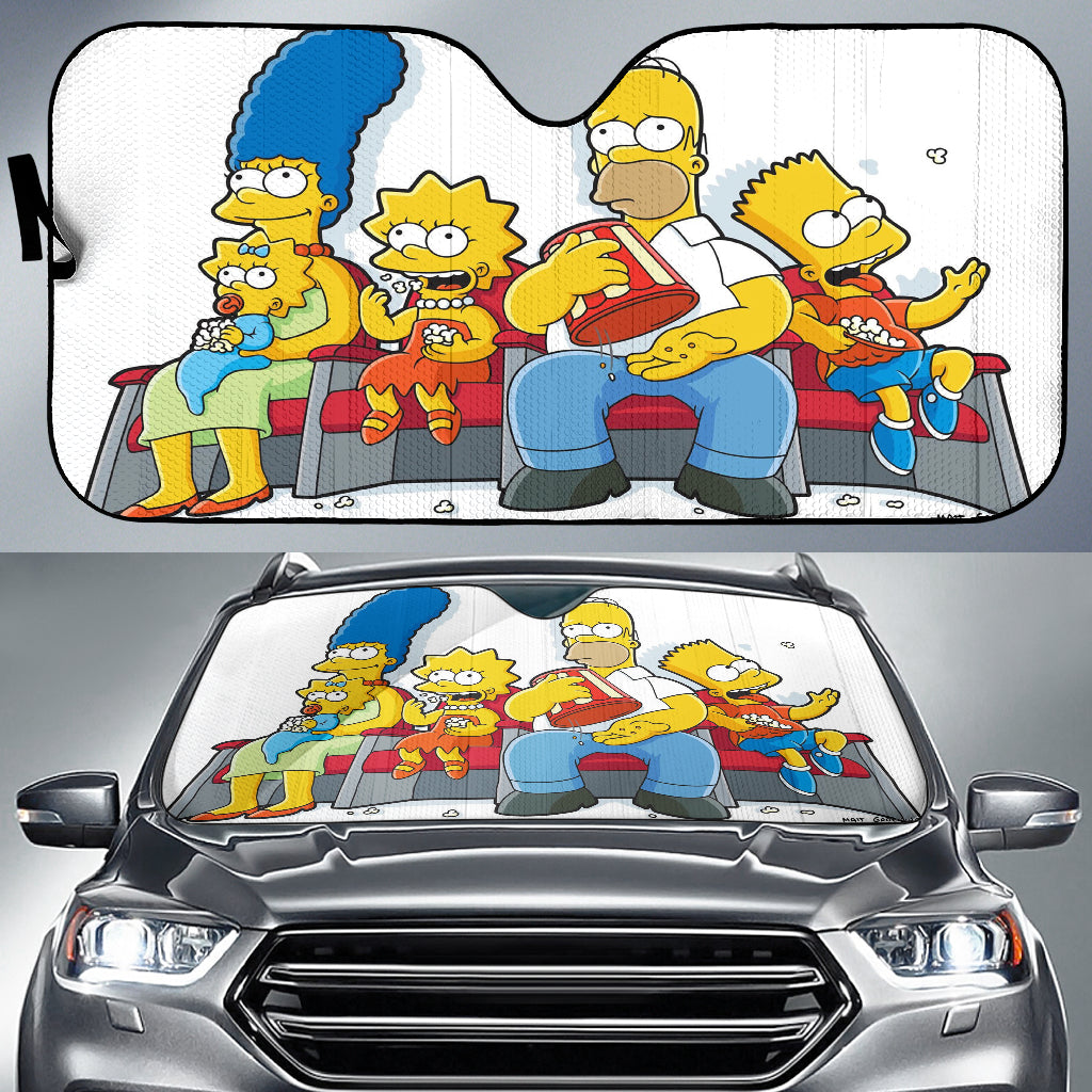 The Simpson Family Car Sun Shades Amazing Best Gift Ideas 2022