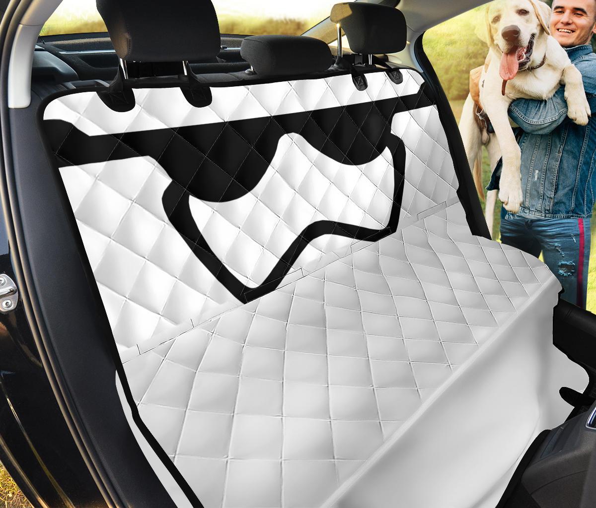 Stormstrooper Face Star Wars Car Dog Back Seat Cover