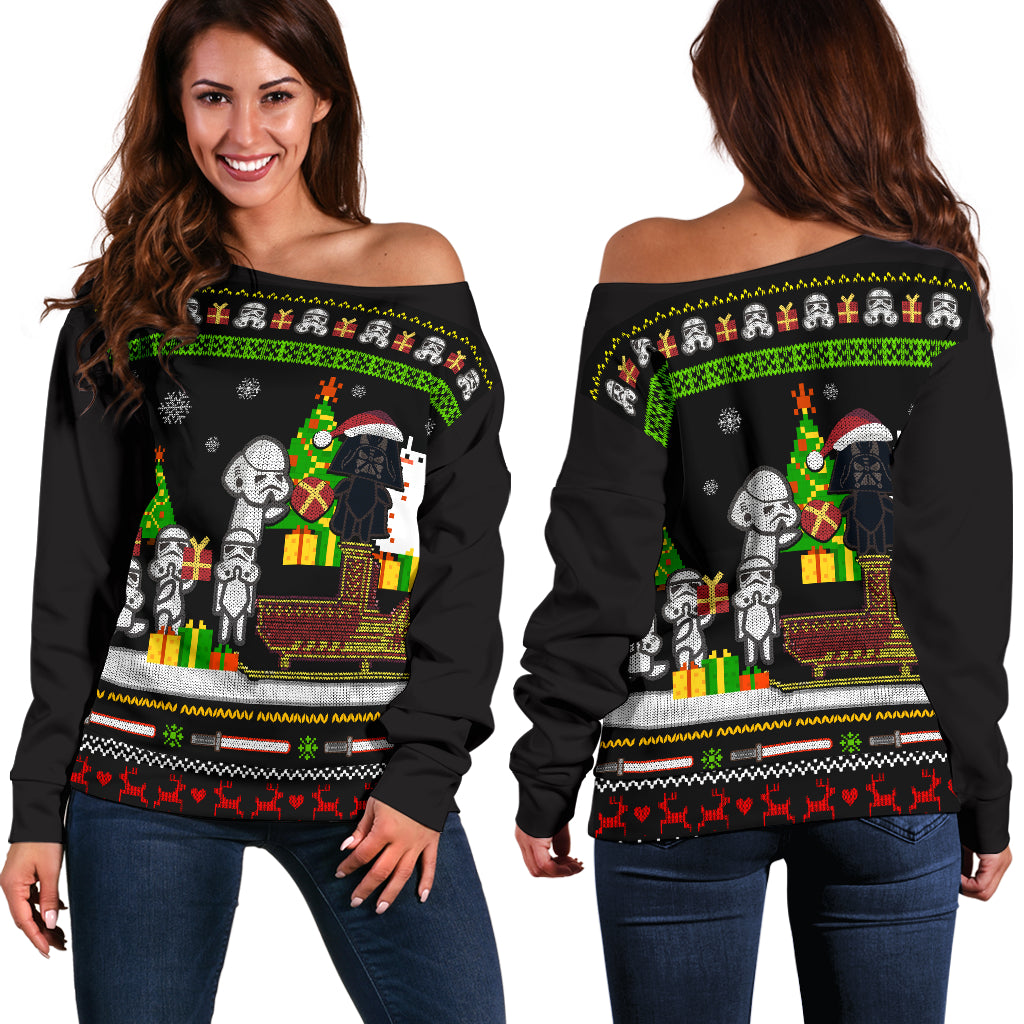 Star War Shoulder Sweater