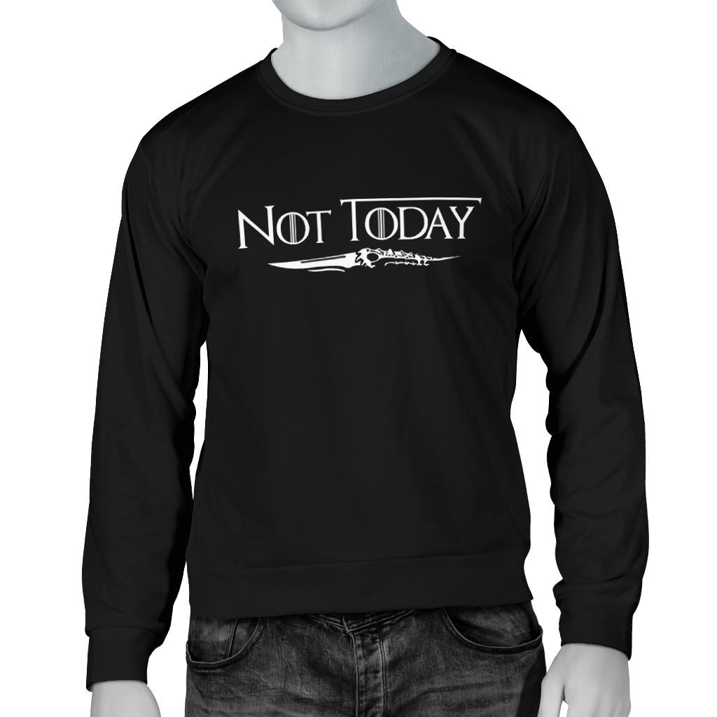 Arya Stark Not Today Men'S Sweater