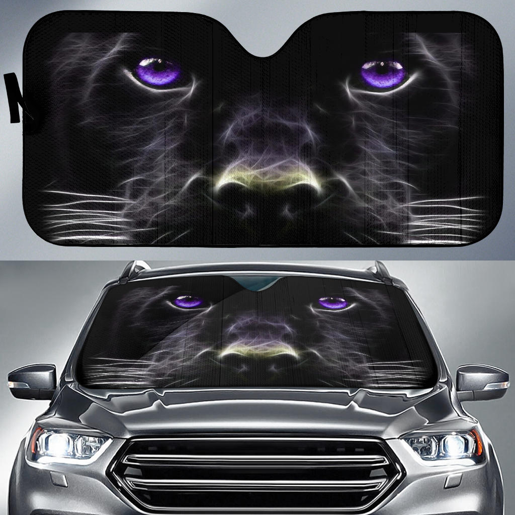 Black Panther Face Car Sun Shades Amazing Best Gift Ideas 2022