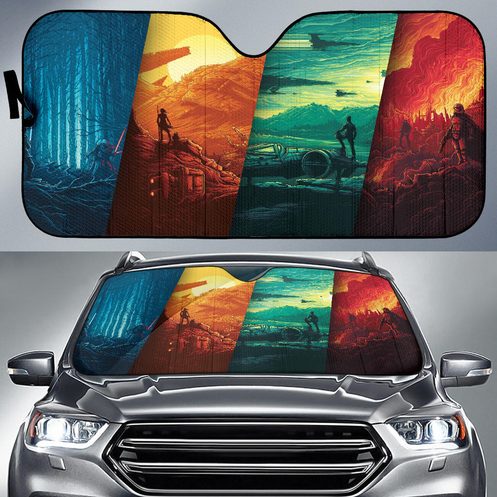 Star Wars Art Auto Sun Shades Amazing Best Gift Ideas 2021