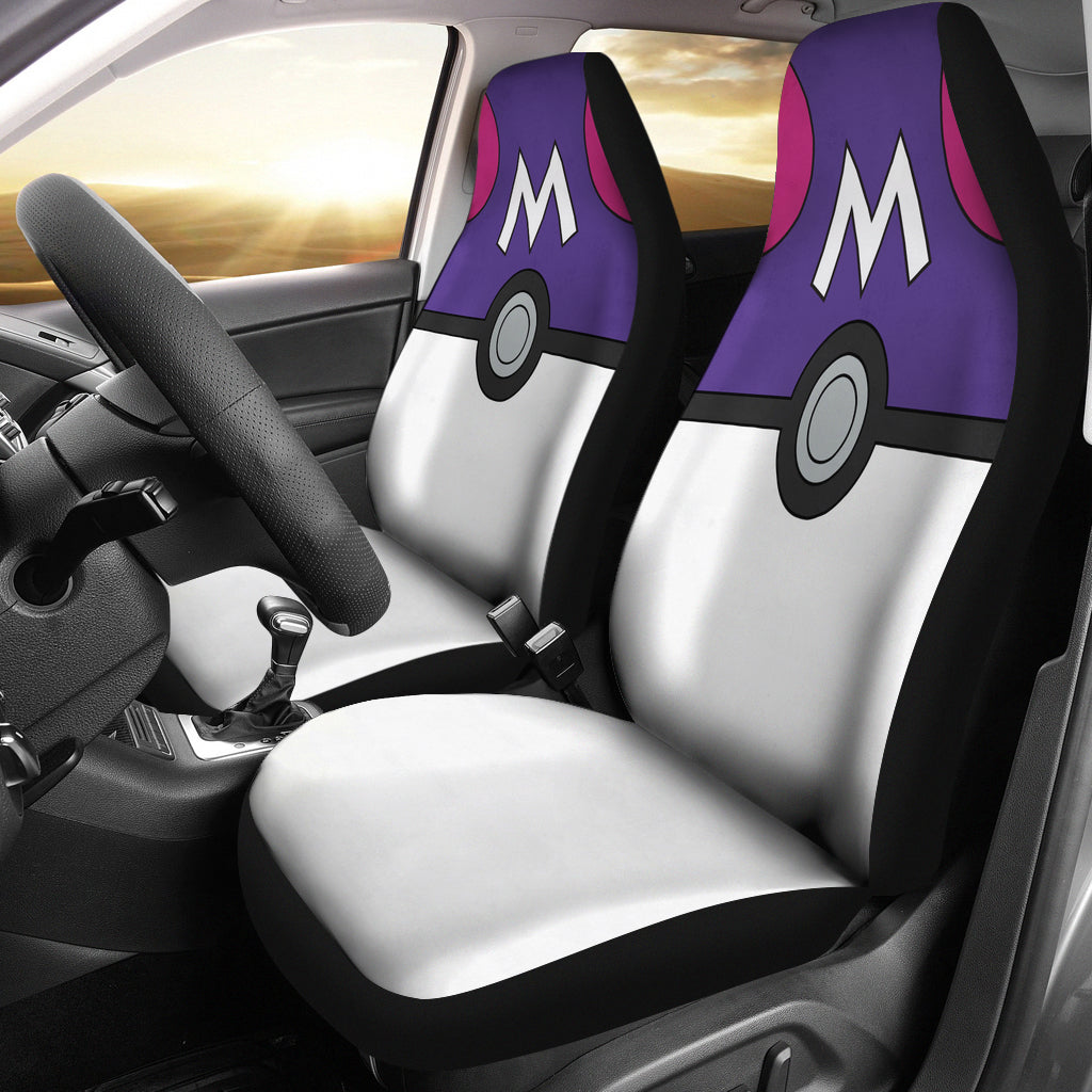 Master Ball Pokemon Seat Cover