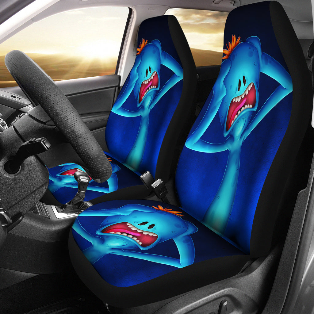 Mr Meeseeks Car Seat Covers Amazing Best Gift Idea