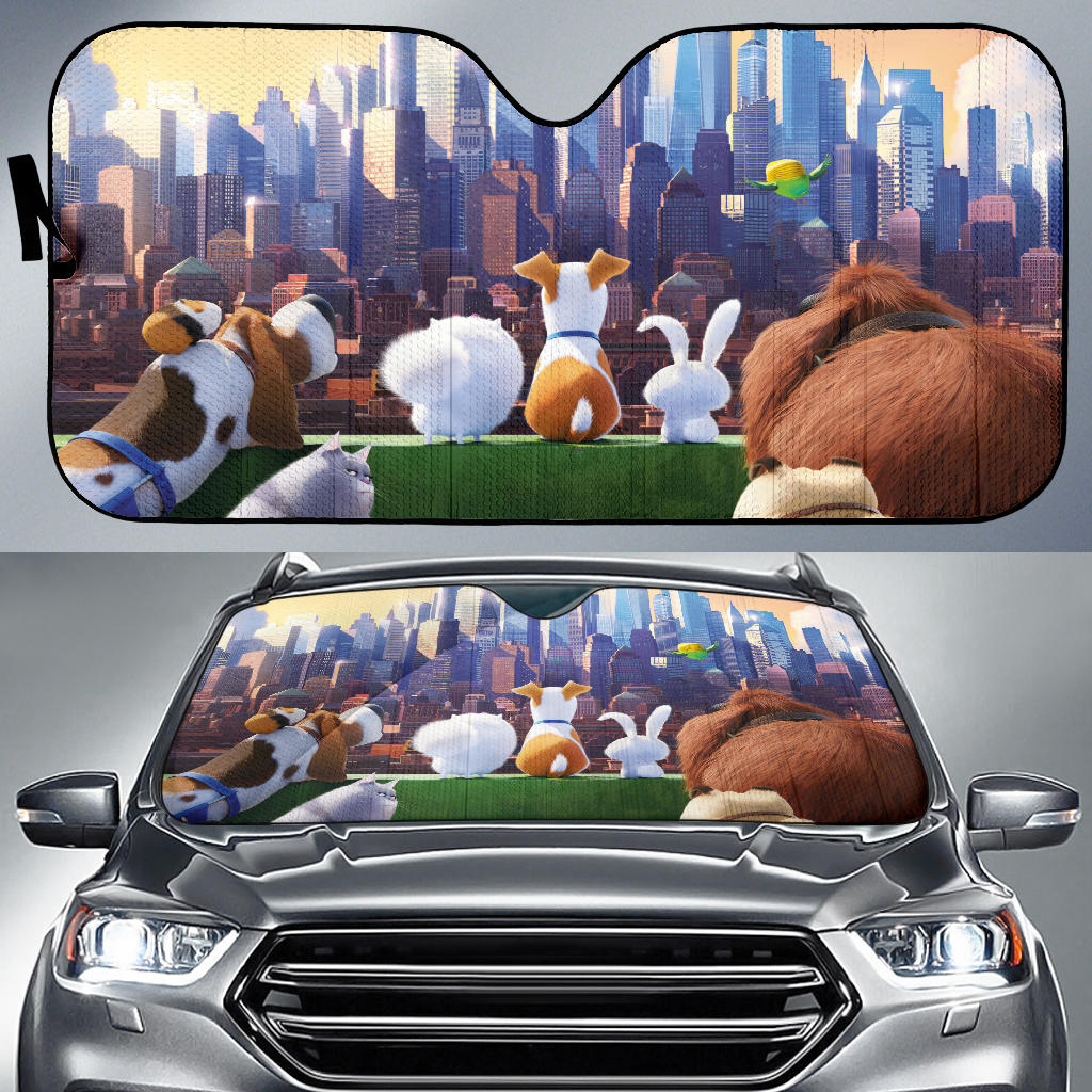 The Cecret Life Of Pets Car Sun Shades