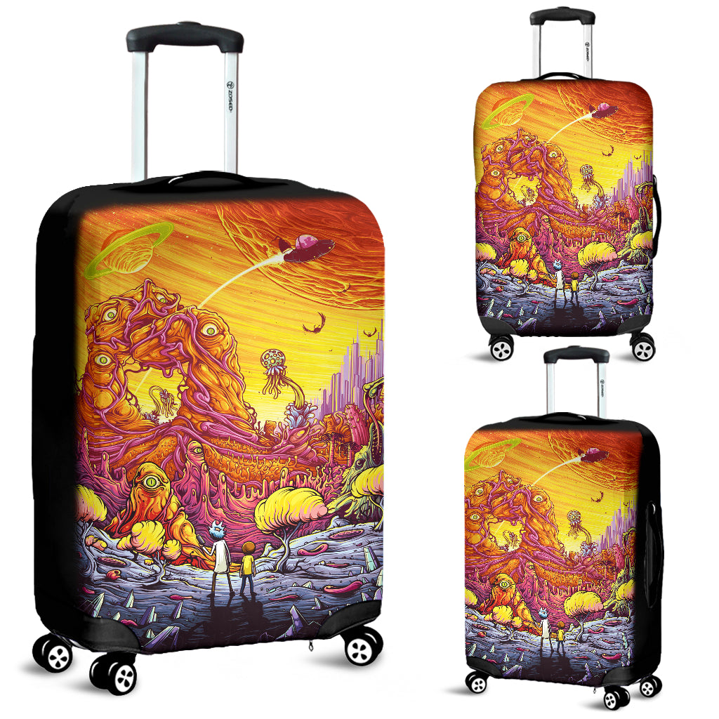 Rick And Morty Luggage Covers 3