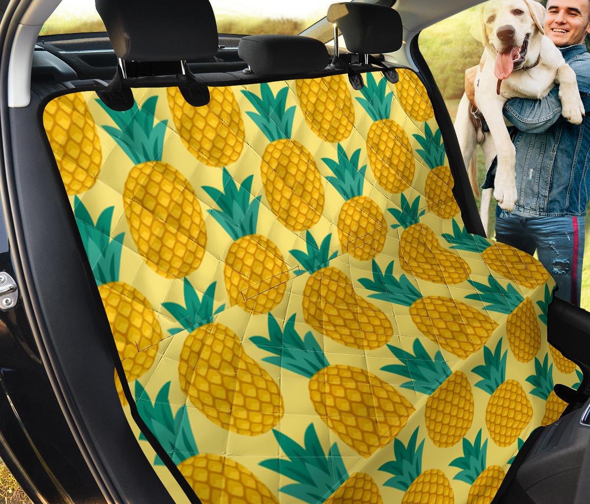 Pinapple Car Dog Back Seat Cover