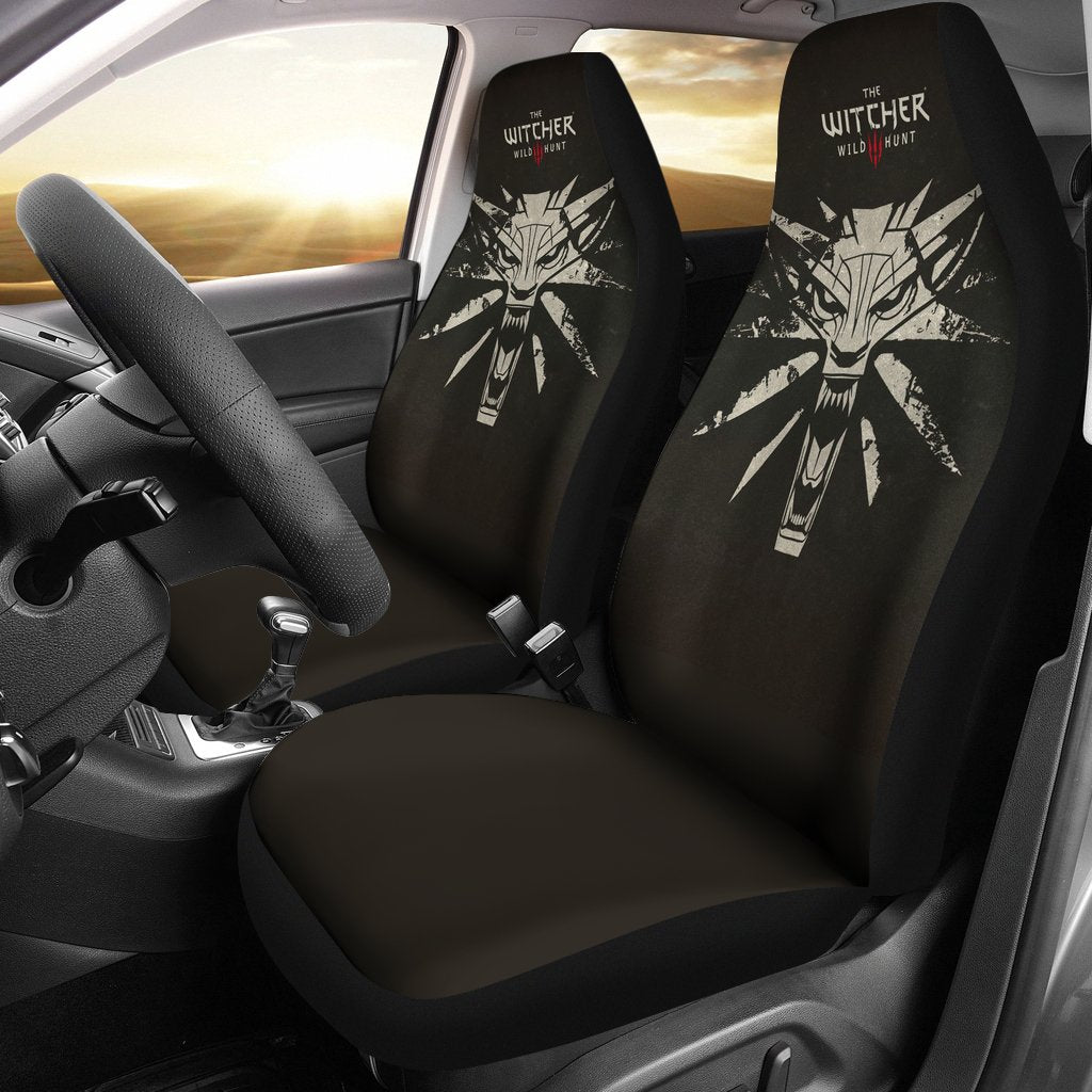 The Witcher Emblem Car Seat Covers Amazing Best Gift Idea