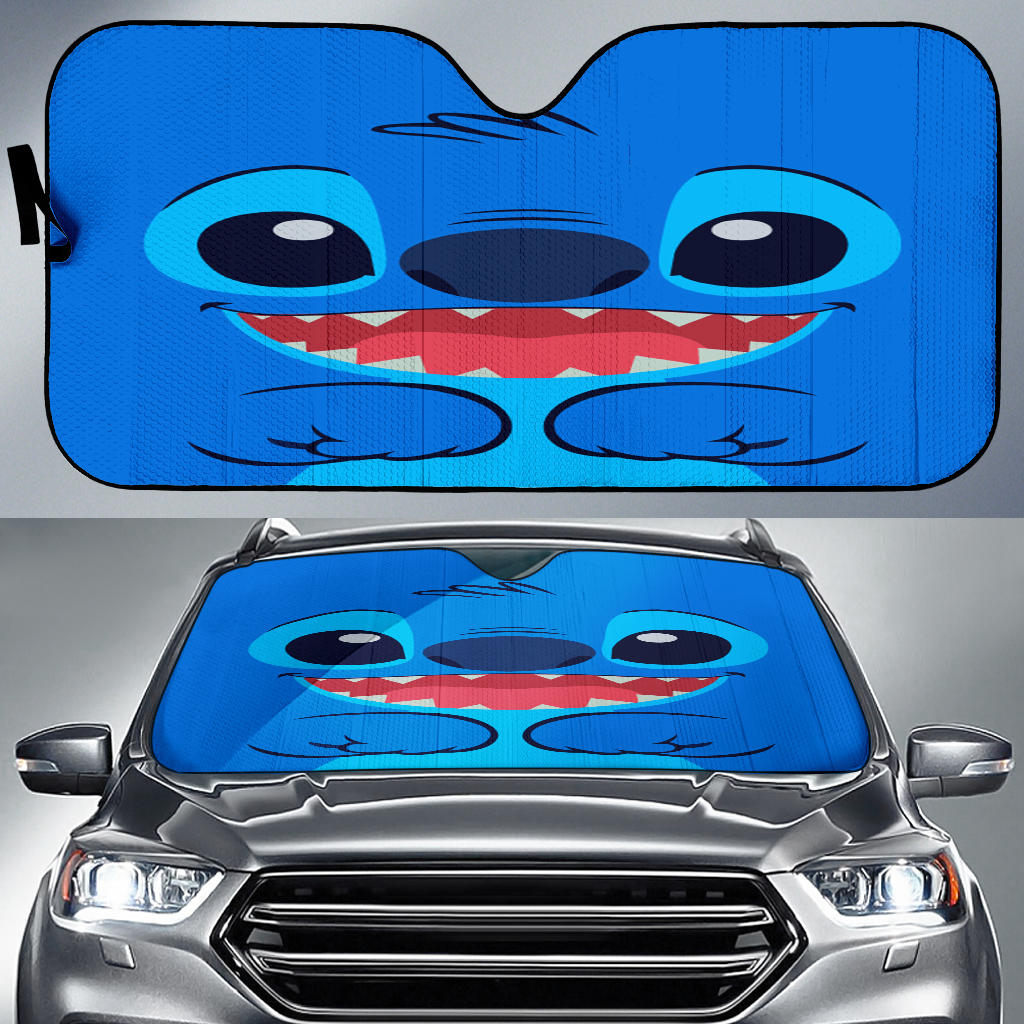 Stitch Face Car Sun Shades Amazing Best Gift Ideas 2022