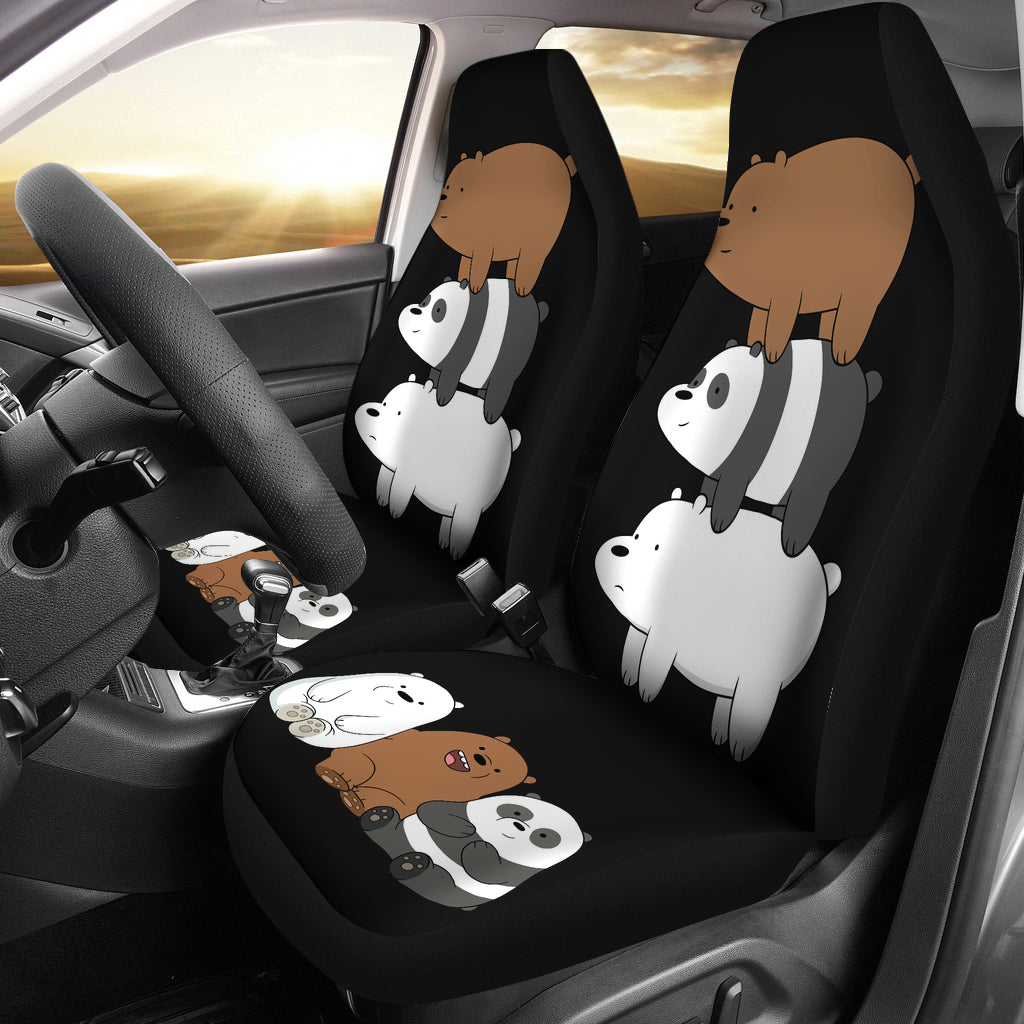 We Bare Bears Car Seat Covers Amazing Best Gift Idea