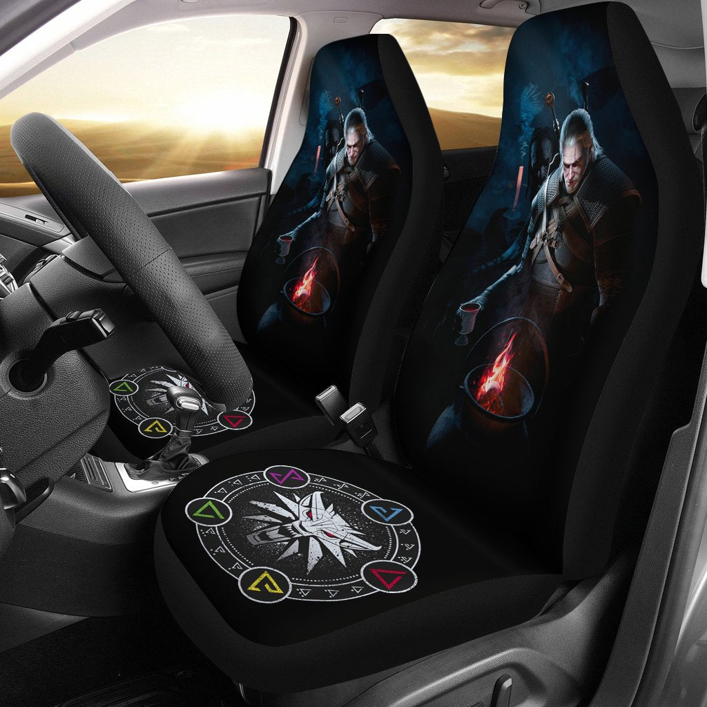 The Witcher 3 Car Seat Covers Amazing Best Gift Idea