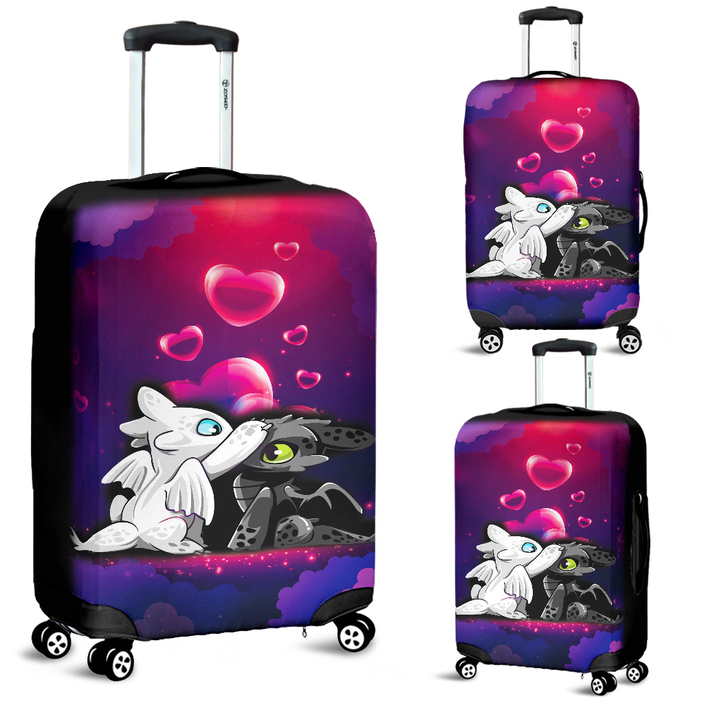 Night Fury Light Fury Love Luggage Covers