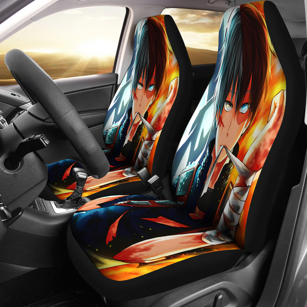 Shouto Todoroki Boku No Hero Academia Car Seat Covers Amazing Best Gift Idea