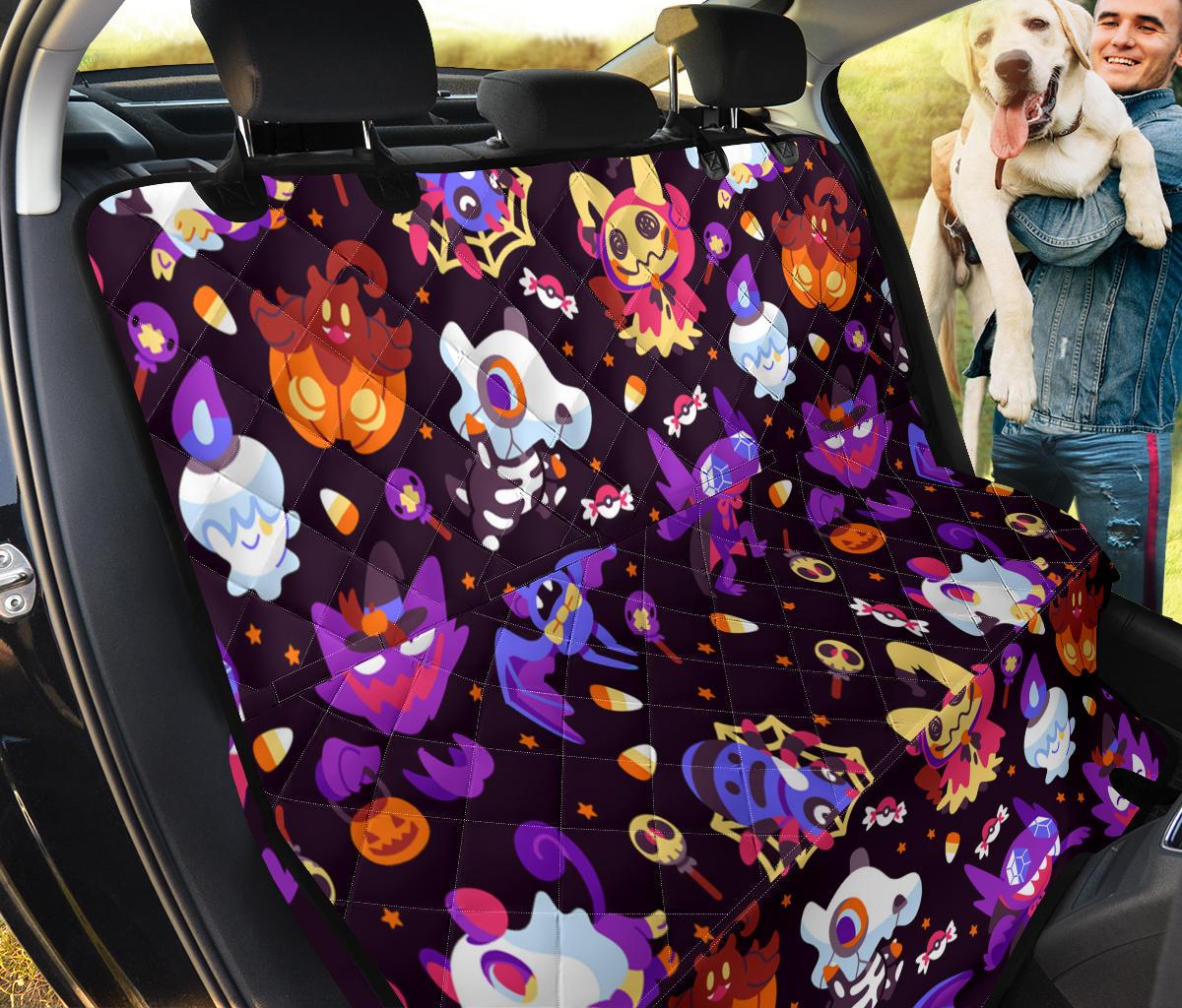 Pokemon Chibi Cute Car Dog Back Seat Cover