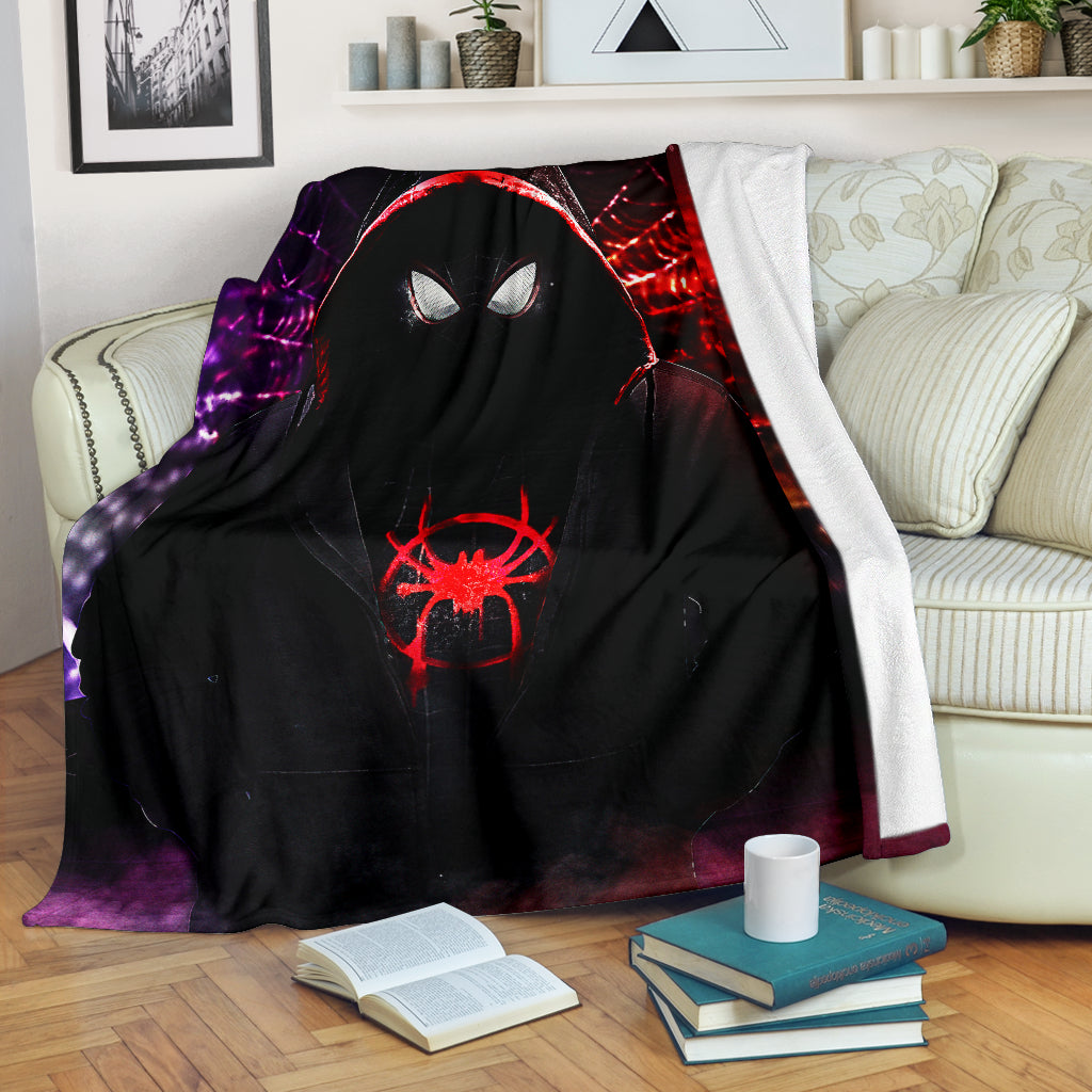 Dark Spiderman Premium Blanket
