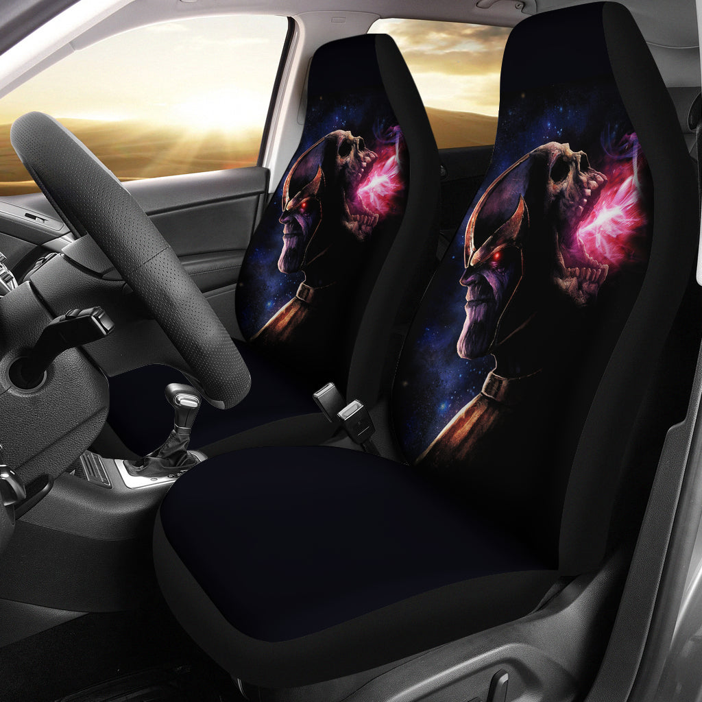 Thanos And Death Car Seat Covers Amazing Best Gift Idea