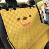 Winnie The Pooh Face Car Dog Back Seat Cover