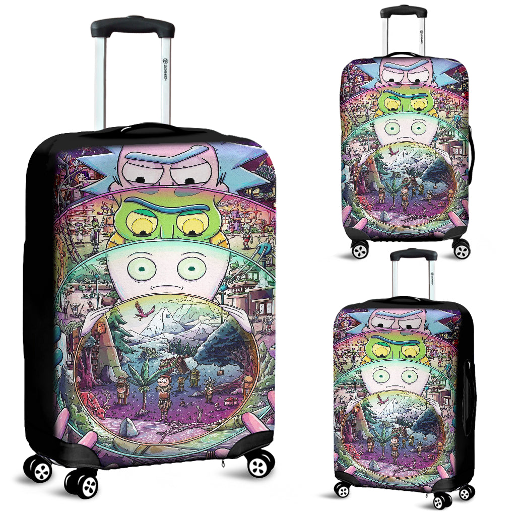 Rick And Morty Luggage Covers 6