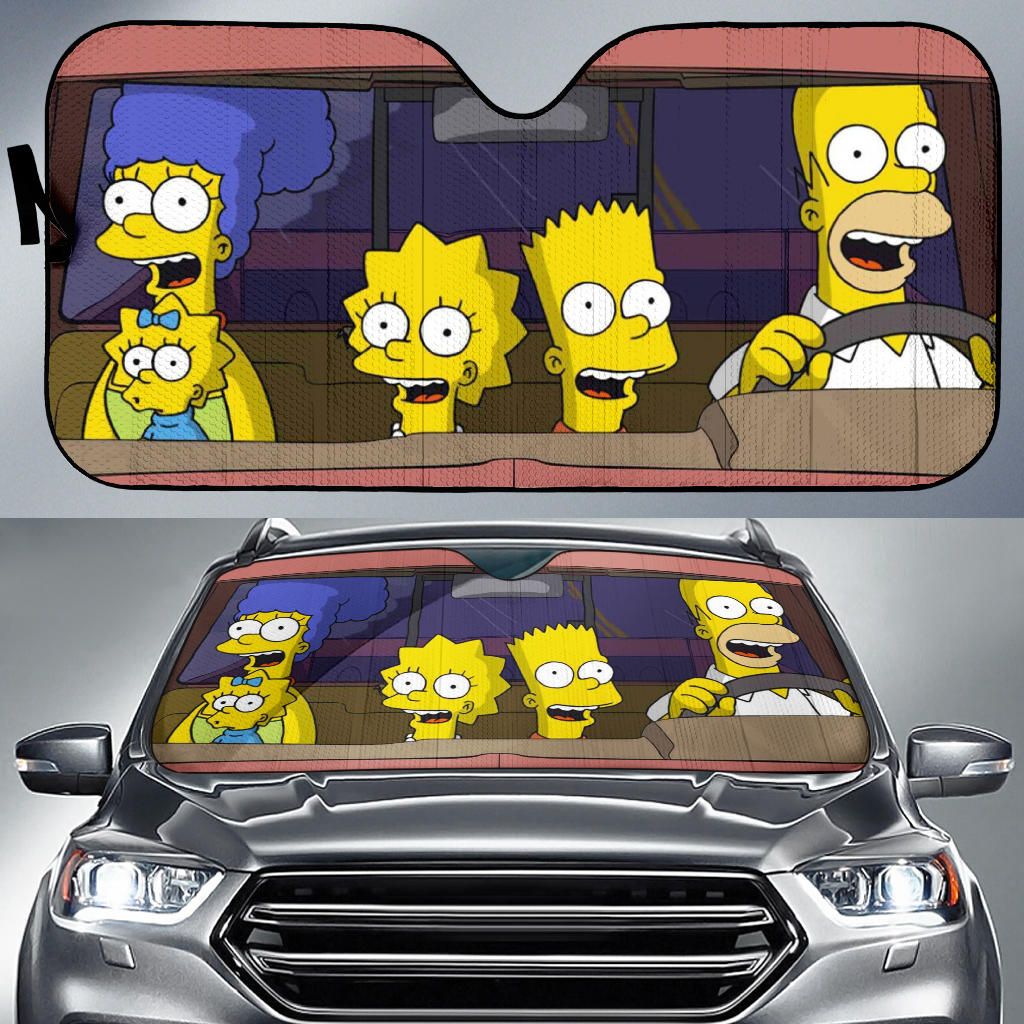 The Simpsons Auto Sun Shades Amazing Best Gift Ideas 2021