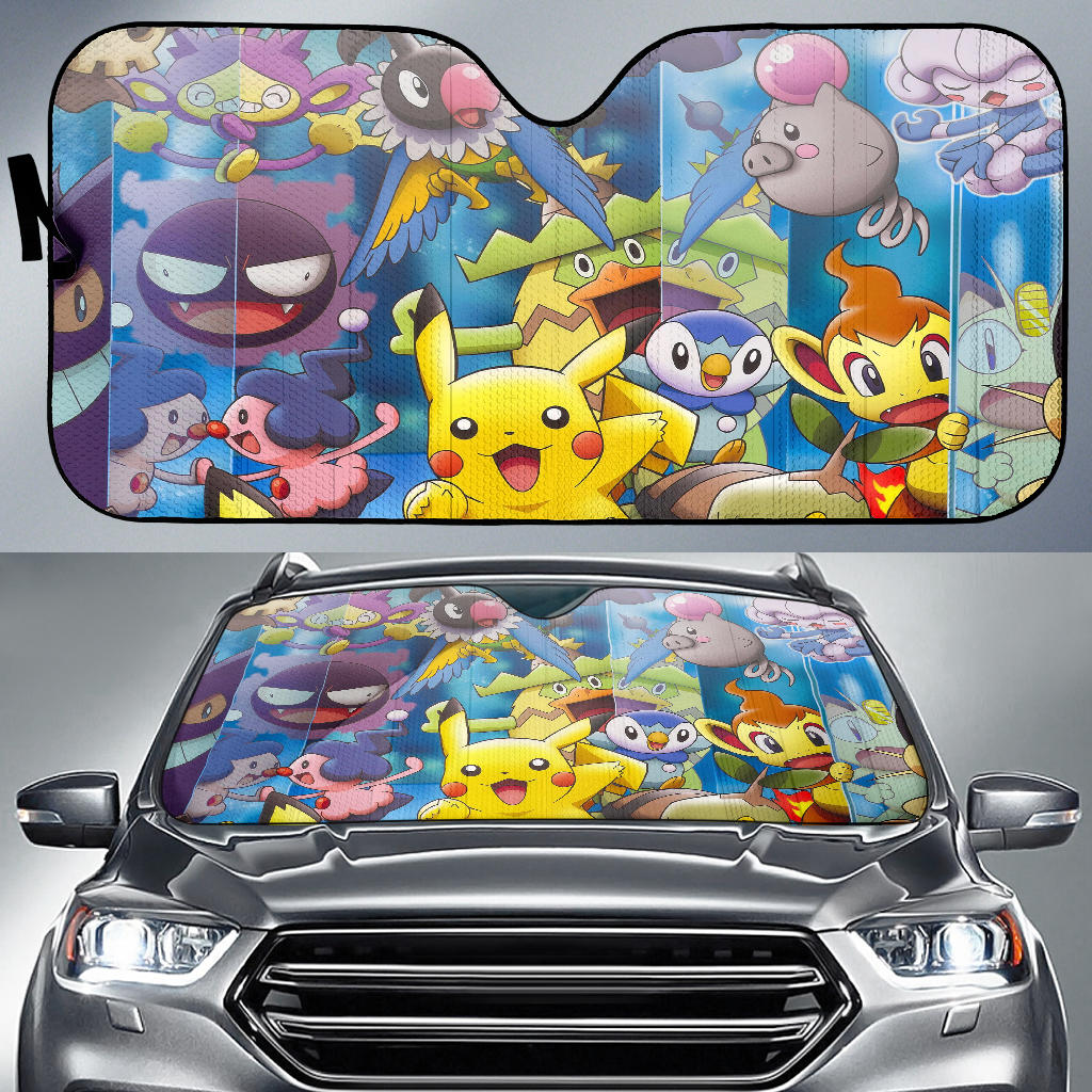 Pokemon Car Sun Shades Amazing Best Gift Ideas 2022