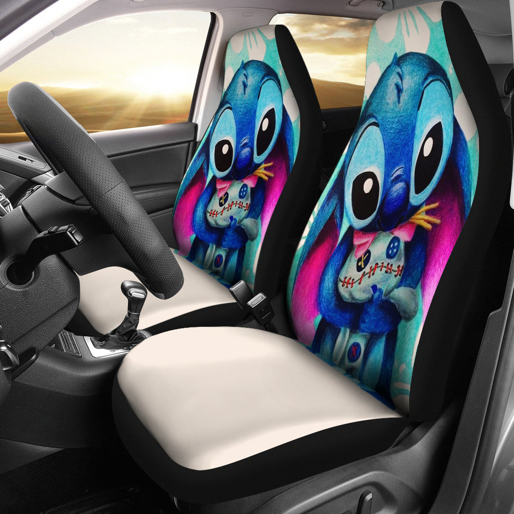 Stitch Hug Car Seat Covers Amazing Best Gift Idea